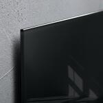 Glas-Whiteboard Artverum - schwarz - 120 x 90 x 1,80 cm