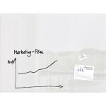 Glas-Whiteboard Artverum - super-weiß - 120 x 90 x...