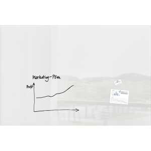 Glas-Whiteboard Artverum - super-weiß - 180 x 120 x 1,80 cm