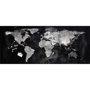 SIGEL GL246 Glas-Magnettafel Artverum - schwarz - 130 x 55 x 1,80 cm