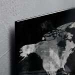 SIGEL GL270 Glas-Magnettafel Artverum - schwarz - 91 x 46...
