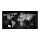 SIGEL GL270 Glas-Magnettafel Artverum - schwarz - 91 x 46 x 1,50 cm