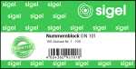 Nummernblock gelb/rosa/weiß/grün/blau 100 Blatt Pro Farbe 6 Blocks i