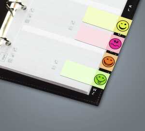 Sigel Haftmarker Papier Smile 50x100mm HN502