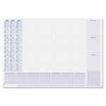 Papier-Schreibunterlage - Wochenplan - flieder - ca. A2...