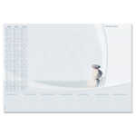 Papier-Schreibunterlage - Steine grau/beige - ca. A2 30 Blatt