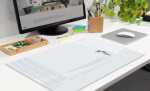 Papier-Schreibunterlage - Steine grau/beige - ca. A2 30 Blatt