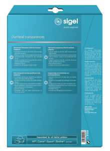 Sigel Inkjetfolie A4 transparent 10Bl IF110