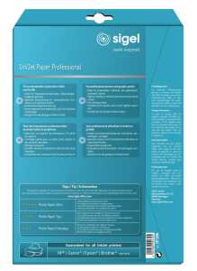 Sigel Inkjetpapier A4 160g hochweiß 25Bl IP186