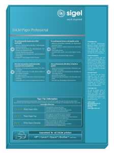 Sigel Inkjetpapier A4 160g hochweiß 100Bl IP286