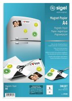 SIGEL IP440 Inkjet Magnet Papiere - A4 - weiß -...