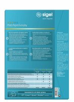 SIGEL IP714 Inkjet Fotopapier - A4 - 50 Blatt - hochglänzend - weiß - 170 g/m²