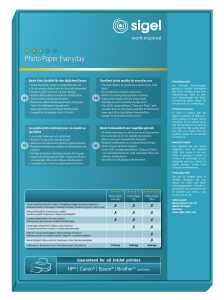 SIGEL Inkjet Fotopapier - A4 - 100 Blatt hochglänzend - weiß 170 g/m²