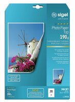 SIGEL IP720 Inkjet Fotopapier - A4 - 20 Blatt -...