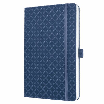 SIGEL JN101 Notizbuch Jolie - indigo blue - liniert - 80 g/m² - ca. A5 - dunkelblau - Hardcover - 174 Seiten - FSC-zertifiziert