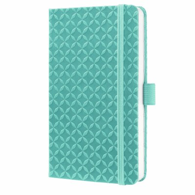 SIGEL JN102 Notizbuch Jolie - aqua green - liniert - 80 g/m² - ca. A6 - türkis - Hardcover - 174 Seiten - FSC-zertifiziert