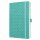 SIGEL JN103 Notizbuch Jolie - aqua green - liniert - 80 g/m² - ca. A5 - petrolgrün - Hardcover - 174 Seiten - FSC-zertifiziert