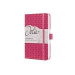 SIGEL Notizbuch Jolie DIN A6 liniert fuchsia pink 87 Bl.