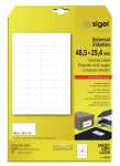 Universal-Etiketten - weiß - 48.5 x 25,4 mm - 70 g/m² 1.000 Etiketten