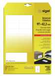Universal-Etiketten - weiß - 97 x 42,3 mm - 70 g/m² - 300 Etiketten