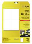 Universal-Etiketten - weiß - 105 x 148 mm - 70 g/m² - 100 Etiketten