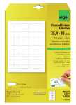 Etiketten - weiß - ablösbar - 25.4 x 10 mm - 70 g/m² - 4.725 Etiketten