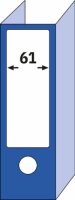 SIGEL LA430 Ordner-Etiketten - weiß - 192 x 61 mm - 70 g/m² - 100 Etiketten = 25 Blatt