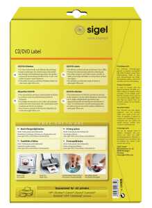 Sigel CD-/DVD Etikett ws 50Et LA505