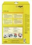 SIGEL LA505 CD-/DVD-Etiketten - weiß - 117 x 117 mm - 50 Etiketten