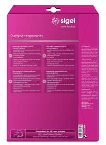 Sigel Farb Laser Kopierfolie A4 20Bl LF619