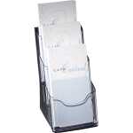 SIGEL LH133 Tisch-Prospekthalter - A6DIN lang - 3 Fächer - glasklar