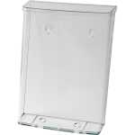 SIGEL Outdoor-Prospekthalter - A4 - 1 Fach - glasklar - Acryl (PMMA)