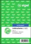 SIGEL Lieferscheine - A6 - 2x 50 Blatt - mit Blaupapier - 50 Sätze