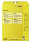 SIGEL PC-Karteikarten - A4 - weiß - Spezialkarton - 185 g/m² 160 Stück