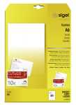 SIGEL Postkarten - A4 - weiß - Spezialpapier - 185...