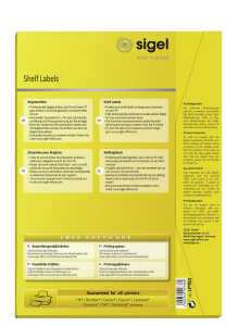 Sigel Regalschild 105x38mm 170g 420St LP783