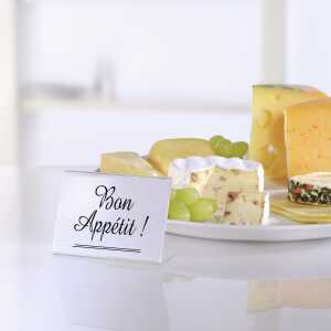 Info-/Preisaufsteller - 9 x 6,50 x 3,70 cm - schräg glasklar