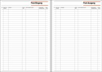 SIGEL PG415 Post-Eingangs-/ Ausgangsbuch - A4 - 1x 50...