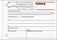 SIGEL QU615 Quittungen - A6 quer - 1x 50 Blatt - 50 Blatt