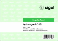 SIGEL RC021 Quittungen - A6 quer - 1x 100 Blatt - mit...