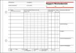 SIGEL Rapporte/Wochenberichte A5 quer - 1x 100 Blatt - mit Blaupapier