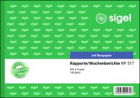 SIGEL RP517 Rapporte/Wochenberichte - A5 quer - 1x 100...