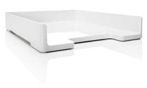 Briefablage Eyestyle - weiß - 26,80 x 5 x 33,30 cm