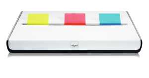 Haftmarker-Spender Eyestyle - weiß - 13,50 x 1,20 x 8,20 cm