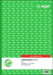 Lieferscheine - A4 - 3x 40 Blatt - selbstdurchschreibend - 40 Sätze