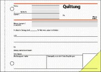 SIGEL SD022 Quittungen - A6 quer - 2x 40 Blatt -...