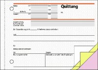 SIGEL SD023 Quittungen - A6 quer - 3x 40 Blatt -...