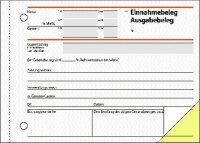 SIGEL SD026 Ausgabe-/Einnahmebelege - A6 quer - 2x 40...