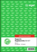 SIGEL SD027 Rapporte/Regieberichte - A5 - 2x 40 Blatt -...