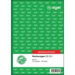 SIGEL Rechnungen - A5 - 2x 40 Blatt - selbstdurchschreibend - 40 Sätze